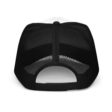 Load image into Gallery viewer, Foam Trucker Hat - Blue Signature - Navy & Back/White