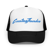 Load image into Gallery viewer, Foam Trucker Hat - Blue Signature - Navy & Back/White