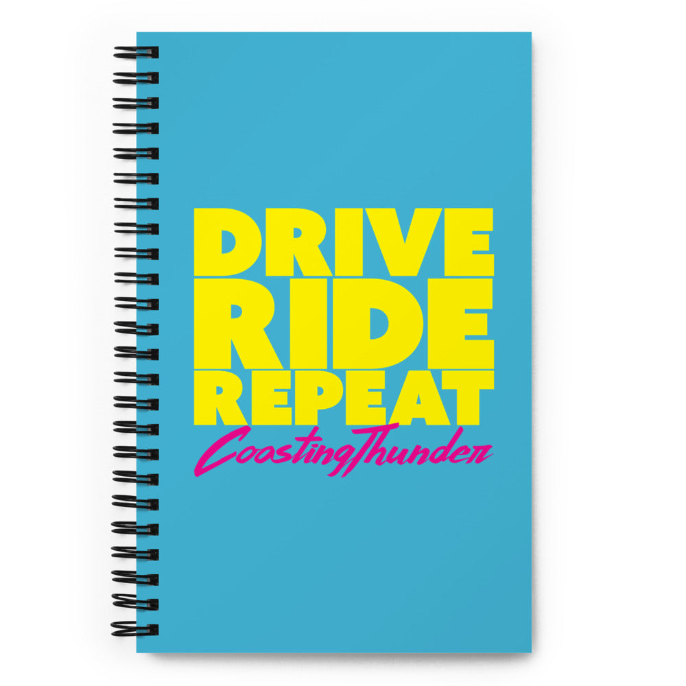 Travel | Spiral Notebook | Drive. Ride. Repeat.